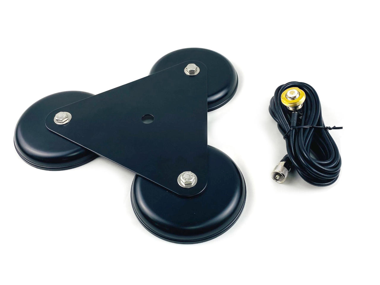 OPEK Mobile Antenna Trunk Mount - Two In One NMO UHF Connectors
